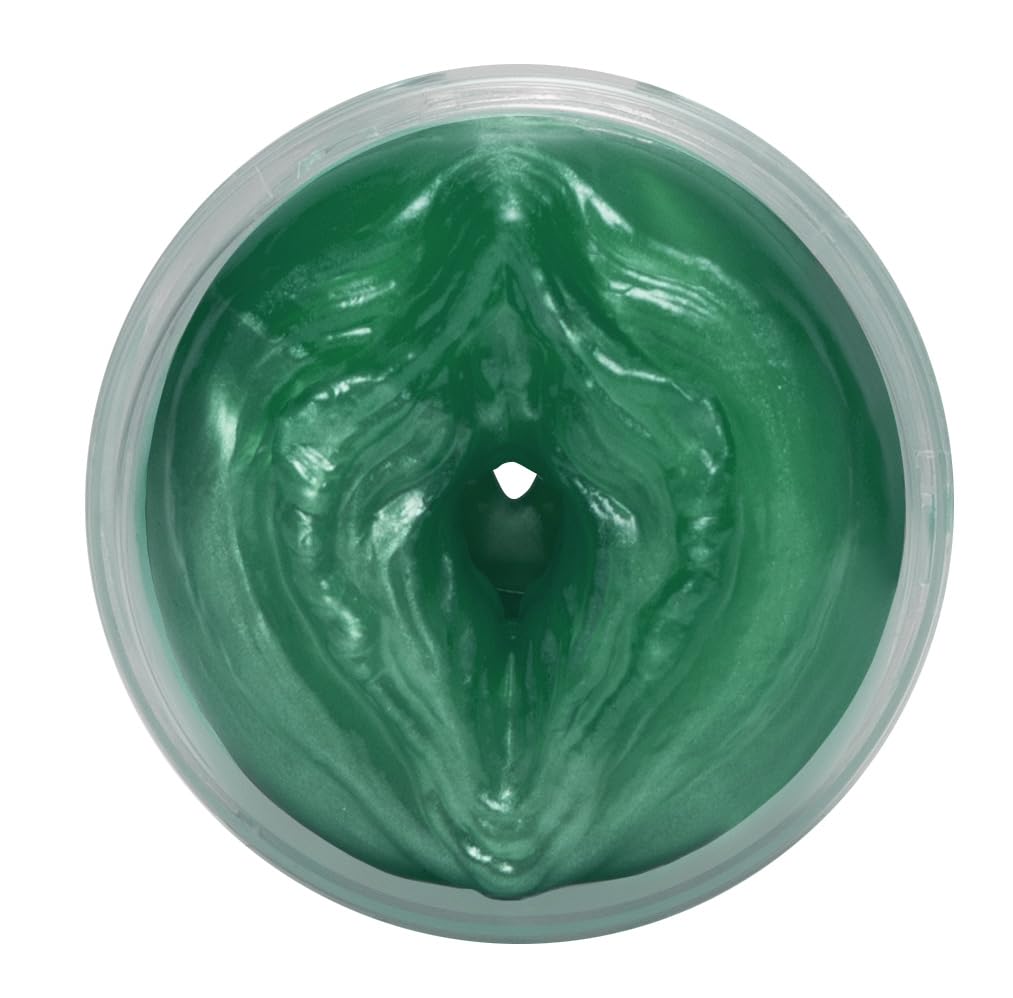 Fleshlight Quickshot Alien Lady/Butt verde - Masturbador Masculino Compacto - Experiencia Real - Superskin - Fácil de Limpiar