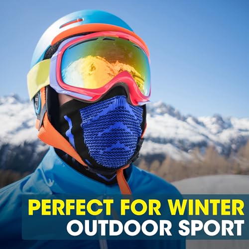 WTACTFUL Winter Neck Warmer Gaiter (1Pack or 2Pack), Breathable Face Mask for Ski, Snowboard, Running, Hiking3