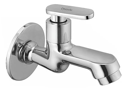 DRIZZLE OPL102 Opel Long Body Bib Cock Brass | Chrome Plated | Quarter Turn | Foam Flow