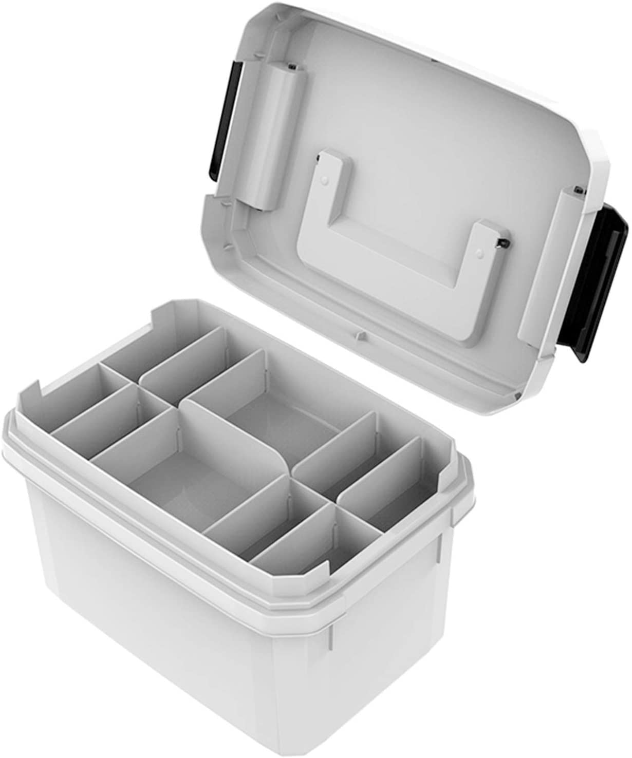 Winter Tragbares Erste-Hilfe-Set, doppellagige Aufbewahrungsbox für Hausmedizin, multifunktionaler Notfallmedizin-Organizer für die Familie (Size : XL)