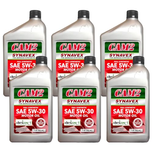 CAM2 SYNAVEX dexos 1 Gen 3 SAE 5W-30 SP/GF-6A Full Synthetic Motor Oil - 6/1 Quart