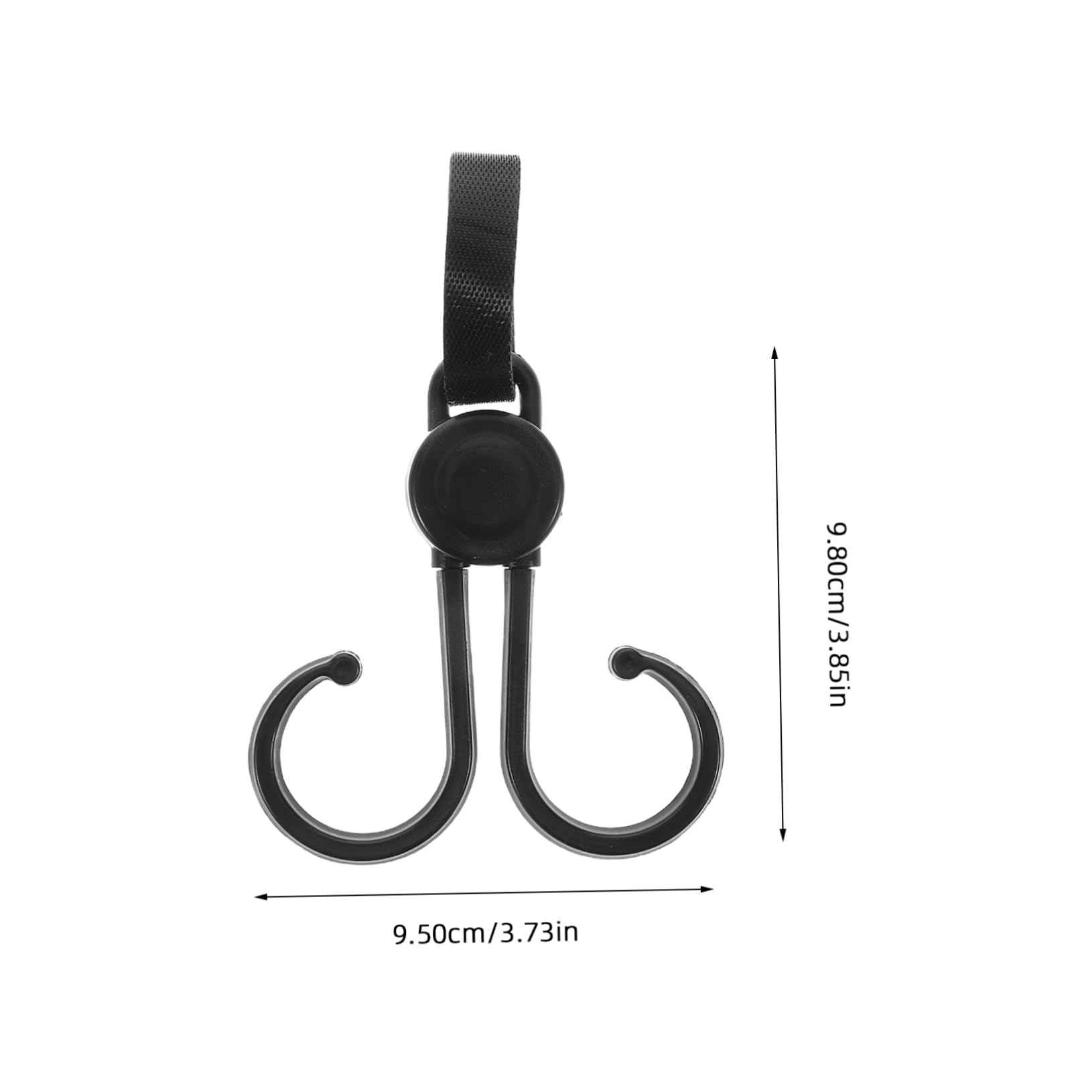 Cabilock Motorcycle Hook Set Stroller Organizer Clip Baby Diaper Bag Hooks Plastic