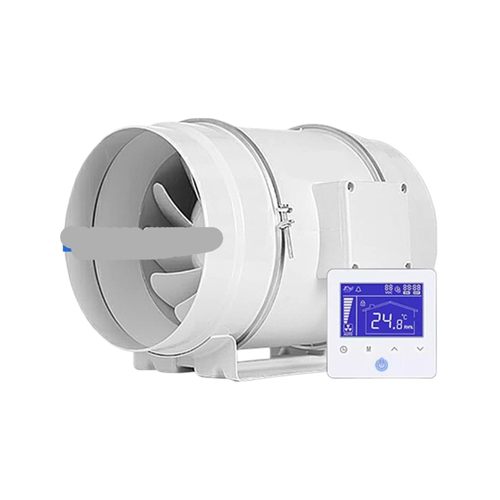 Ventilador de conducto de 8 pulgadas HF-200PE con pantalla LCD variable