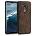 Produktbild kwmobile Schutzhülle kompatibel mit LG G7 ThinQ/Fit/One - TPU Bumper - Wellen Dunkelbraun