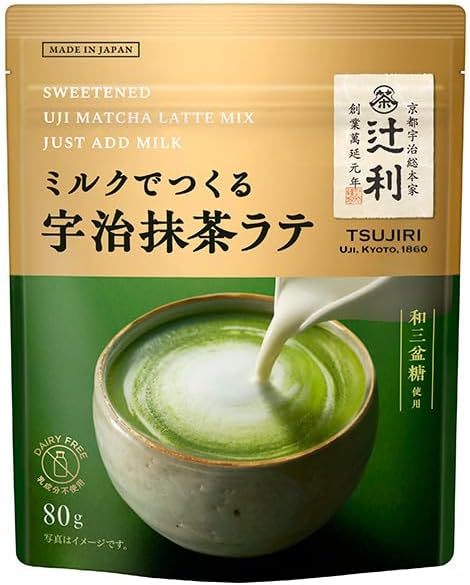抹茶 片岡物産 辻利 ミルクでつくる宇治抹茶ラテ 80g×12袋入 楽天市場】片岡