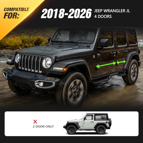 Estribos Laterales para Jeep Wrangler JL 2018-2026 miniatura 2