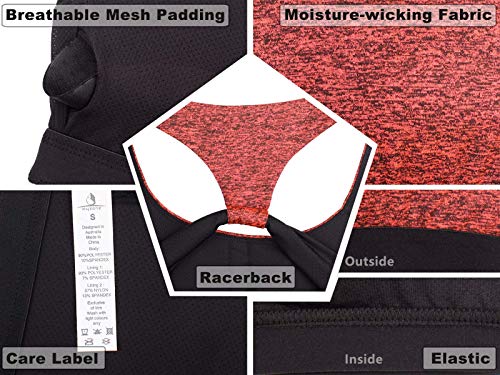 image for icyzone Workout Sports Bras for Women - Fitness Athletic Exercise Runn