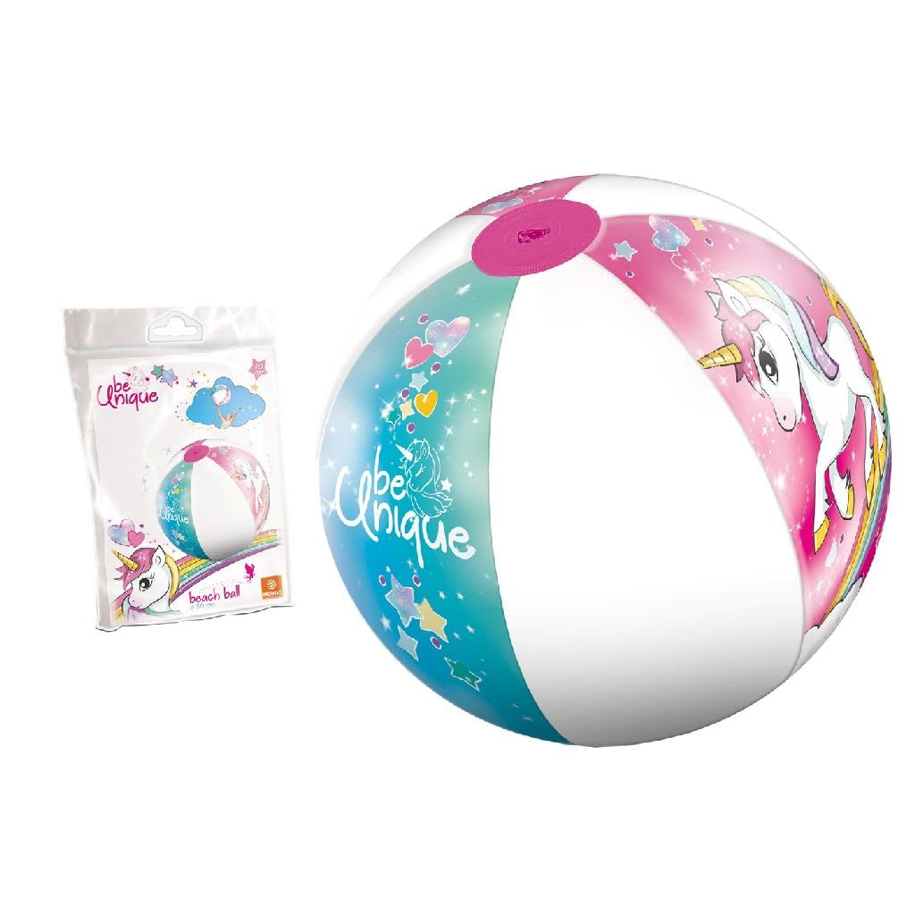Mondo beach ball unicorn 50 cm pink
