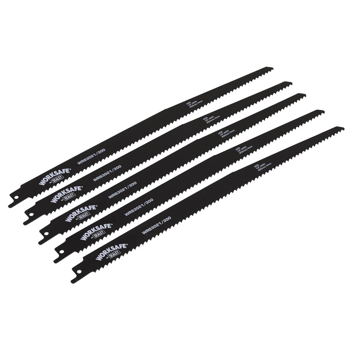 Worksafe WRS3021/300 300mm 6tpi Reciprocating Saw Blade - Pack of 5