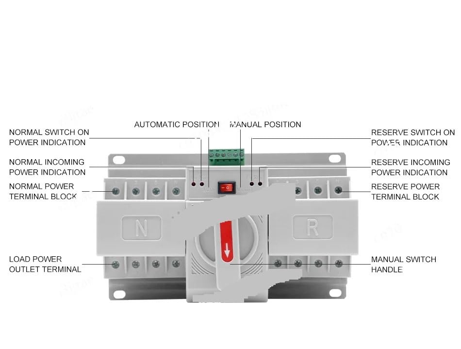Snapklik.com : Automatic Transfer Switch Generator Controller Single ...