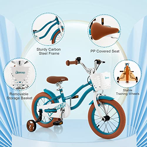 Image of BABY JOY Kids Bike, 12 14 16 18 20 Inch Boys Girls Bike w /Removable Basket
