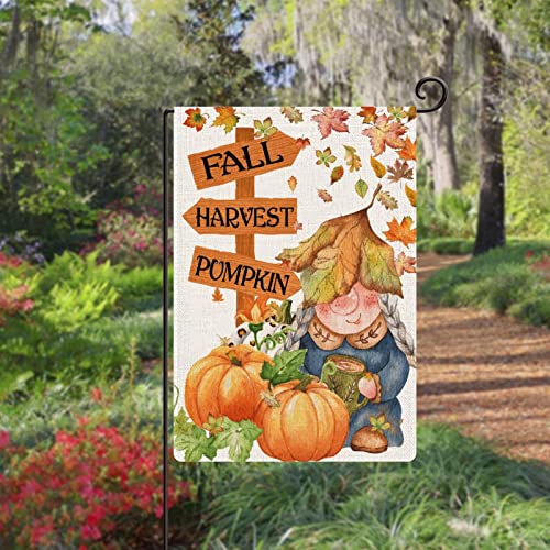 Bandera de otoño decorativa para exterior y pasillo de doble cara 4
