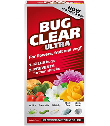 200ml Ultra Bug - Indoor & Outdoor Gardening Solution: Protects Flowers Fruit & Vegetables Eliminates and Prevents Bug Infestations