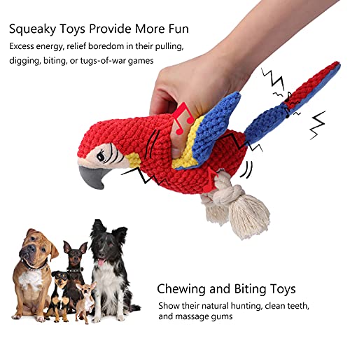 BARMI Dog Toys Stuffed Dog Chew Toys with Treat Dispensing Ball Squeaky Interactive Dog Toys for Small and Medium Dogs… - Image 3
