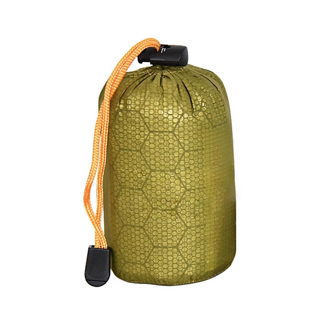 Sleepings Bag Storage Bag with Tail Clip Outdoor Camping Aluminiums Film Sacks Container Drawstrings Storage Bag