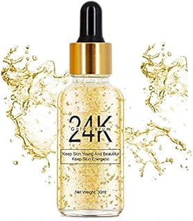 Eonia, 24K Gold Serum Moisturizing Essence, 99% Pure Gold Anti-aging Essence, Nourishing Anti-Aging Gold Serums for Face Skin Anti-Aging Skin Repair Moisture Firming Lifting Skin