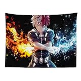 AKAJTSW Anime My Hero Academia Tapestry Wall Handing Backdrop for Birthday Party Bedroom Decoration Boy Gifts,90'' x 59''