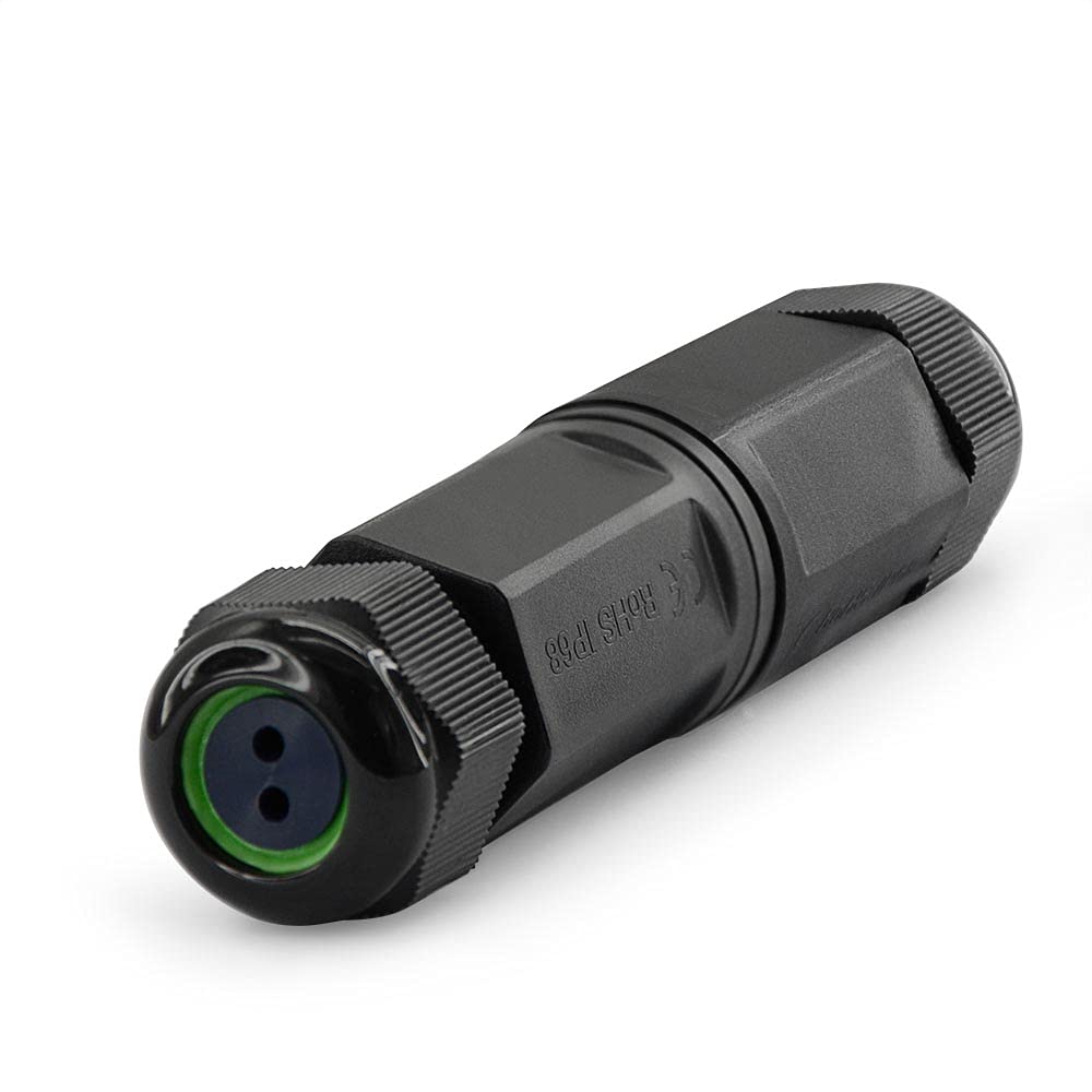 FASTCABLiNG Fiber Optic Cable Coupler/Connector, LC to LC, Singlemode, Duplex, IP68 Waterproof, Outdoor use, Fiber Optic Cable Extension