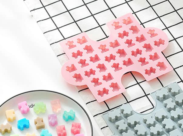 1 stuk puzzelstukje harsvorm gietvorm siliconen mal hars mal puzzel blok siliconen vorm ambachtelijke ambachtelijke kleur
