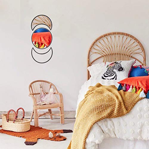 Conjunto de Espelhos de Fase da Lua Em Acrílico Espelhos de Fase da Lua Design de Interiores para Ca