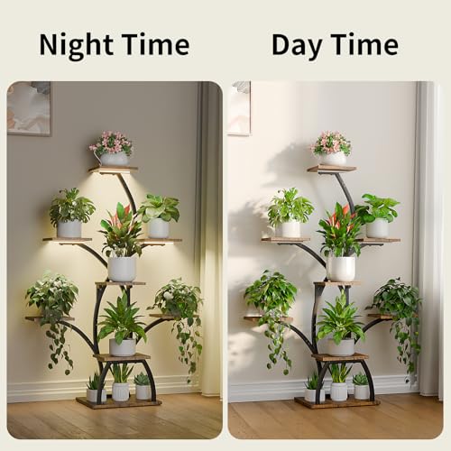 CODACE Plant Stand with Grow Lights - 50" Indoor Plant Shelf by CODACE - Used condition - Image 8