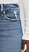Good American Women's Good Legs Flare Deep V Yoke Jeans, Indigo513, Blue, 16