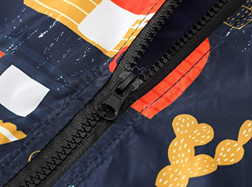 Toddler Boys Girls Floral Print Zip Hooded Jacket Kids Lightweight Rain Coats Casual Windbreaker Outerwear Hoodie2