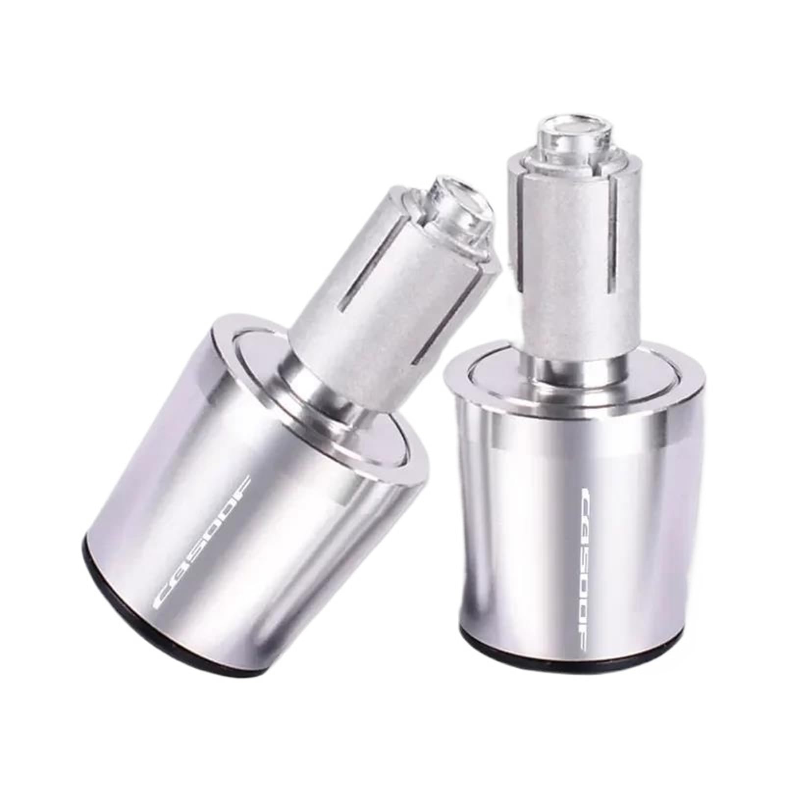 Bouchons de guidon CB500F argent pour protéger les poignées moto