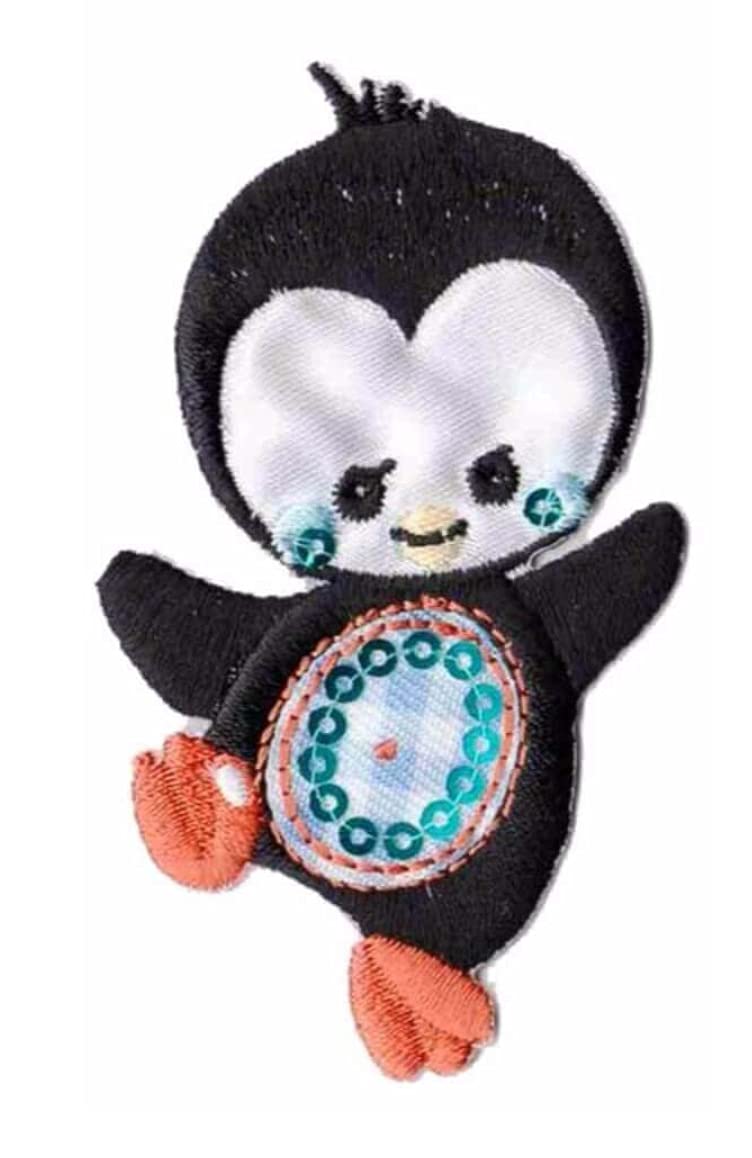 HKM Applique, Black/Blue, EIN Größe