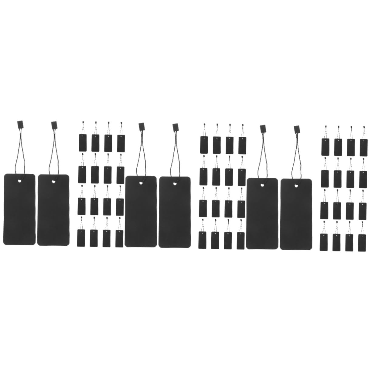 NUOBESTY Lot De 600 Étiquettes Autocollantes Pour Vêtements Étiquettes De Noël Autocollants À Double Pilier Étiquettes Autocollantes Blanches Mini Pots Mason Panneaux Plusieurs