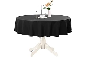 Romanstile 48" Round Table Cloth: Your Stain-Free Dining Oasis