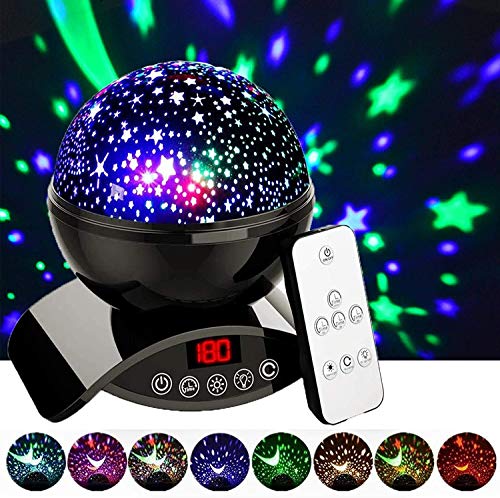 Night Light Star Projector for Bedroom,Gifts for 10 Years Old Boy,Glow in The Dark Stars,LED Lamp Star Light Projector for Kids Baby,Rotation Lamp with Timer Remote and Chargeable,Room Ceiling Decor