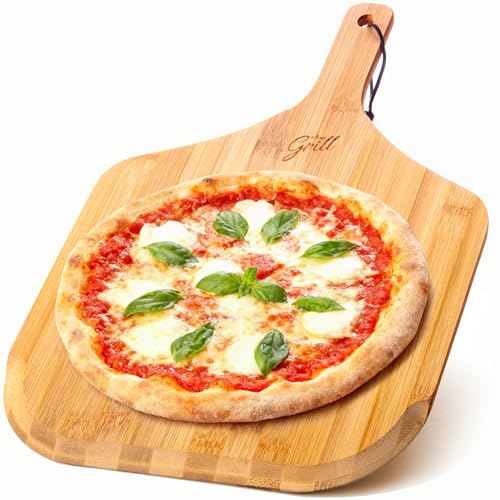 Hans Grill Pizza Peel PRO | Made for XL Pizza 12 inch + | Pr...