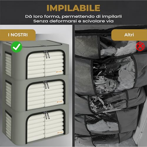 Boîte de rangement FENIXE étanche et pliable avec fenêtre transparente - 4