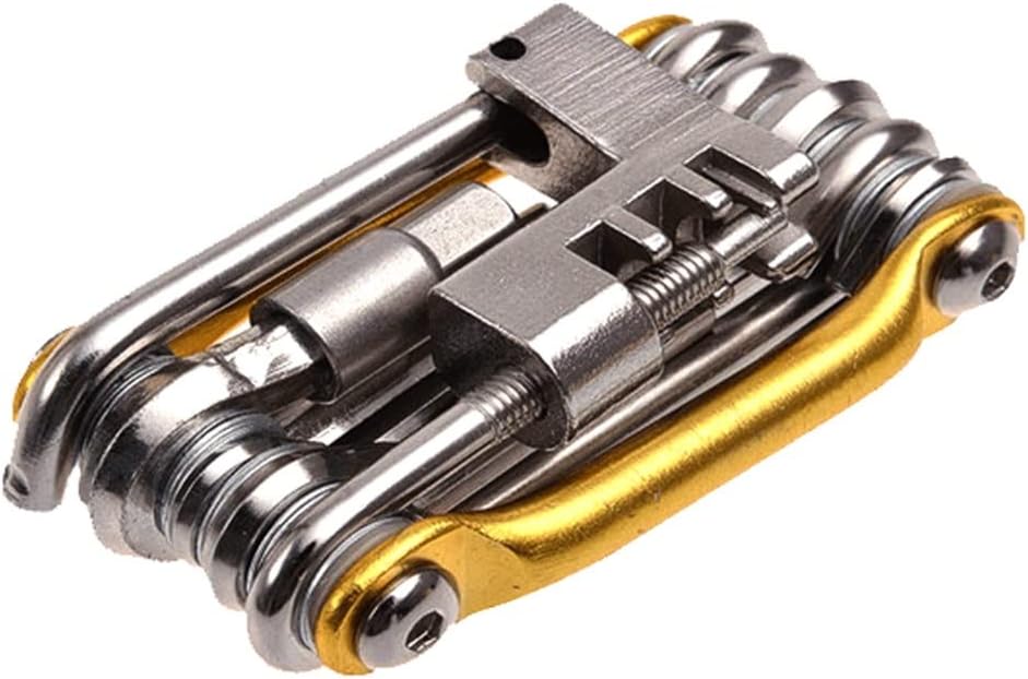 Bike Tools Set Bike Repair Tool Kit Wrench Screwdriver Chain Carbon steel bicycle Multifunction Tool(white-Dinosaur Doodle4)