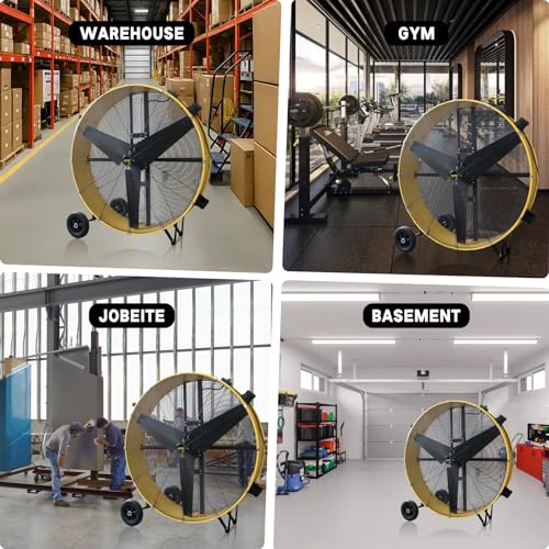 HiCFM Drum Fan Base and Wheels