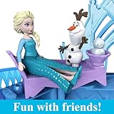 Mattel Disney Frozen Toys, Elsa Stackable Castle Doll House Playset with Small Doll and 8 Pieces, Inspired by the Disney Frozen Movies, Kids Travel Toys and Gifts, HLX01 - Image 5