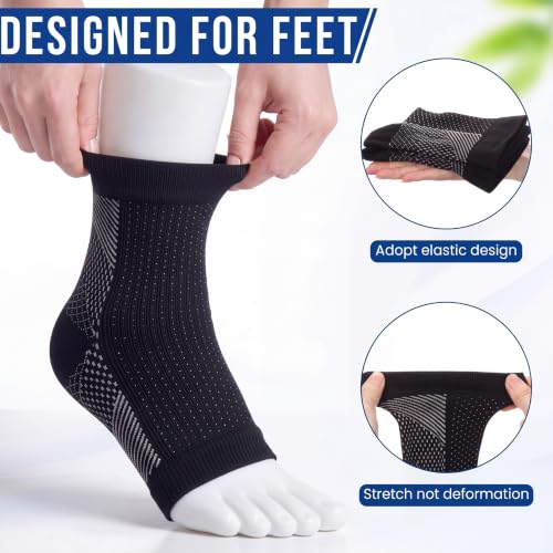Image of Geyoga 2 Pairs 10.83 Inch Long Compression Foot Arch Support for Women Men