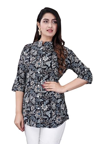 Image of FebQ Printed Shirt Style Top for Women