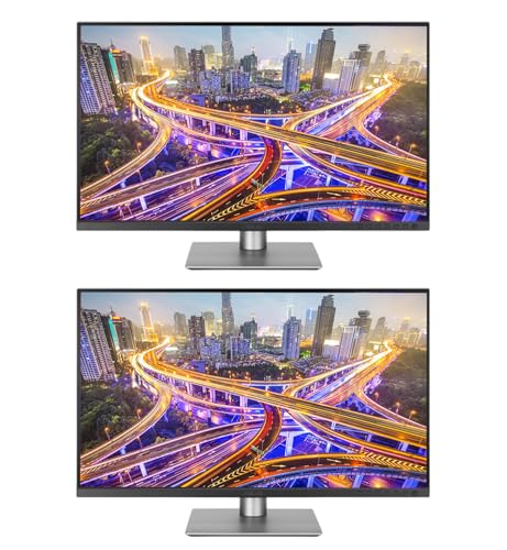 Image of Asus ProArt PA279CRV 27-inch 2160P 4K UHD IPS Professional Monitor, 2-Pack Bundle with USB-C 96W PD, Daisy Chain DisplayPort, HDMI, USB Hub and Integrated Speakers