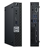 Espace de stockage suffisant : ce mini PC Dell OptiPlex 7070 est équipé de 16 Go de RAM et d’un SSD de 256 Go. Vous pouvez ainsi exécuter plusieurs programmes et navigateurs simultanément et disposer d’un espace de stockage conséquent pour télécharger des fichiers.