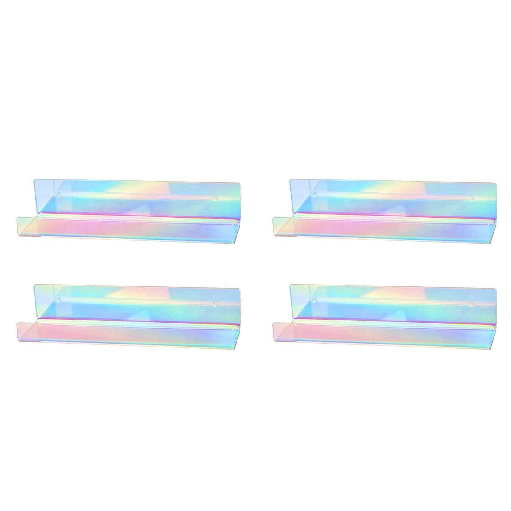 Étagère murale acrylique arc-en-ciel pour créer un coin lecture magique dans la chambre