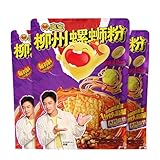 BaiLiSnacky Luosifen. Instant-Reisnudeln. Authentische Spezialität. Liuzhou-Luosifen. Praktisches und verzehrfertiges Luosifen. Chinesische Snacks. Taschen. 350 g/Beutel. (3 Packungen.)