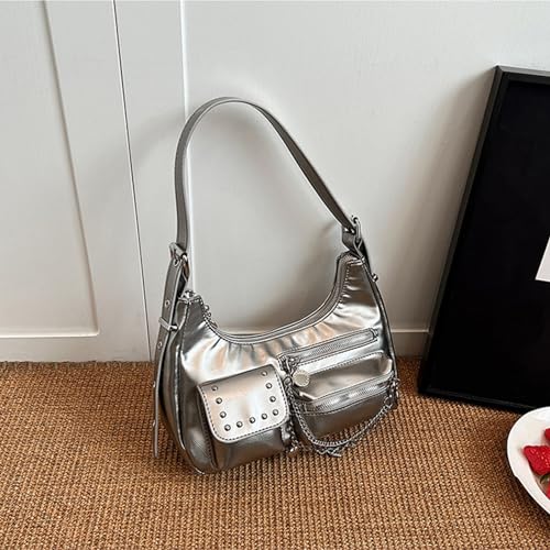 Image of CORIOS Ladies Fashion Handbag - Soft PU Leather Crossbody, Top-handle, Messenger, Medium Hobo Bag