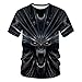 Produktbild Summer Skull Digital Casual T-Shirt Bedrucktes Kurzarm-Oberteil