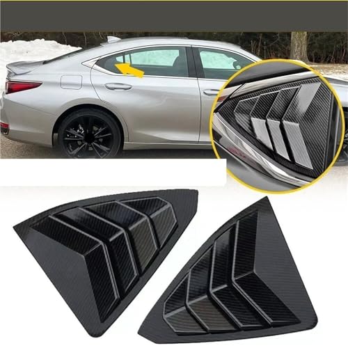 Cache-perceuse de custode arrière noir brillant pour Lexus ES350 19-23 - 5