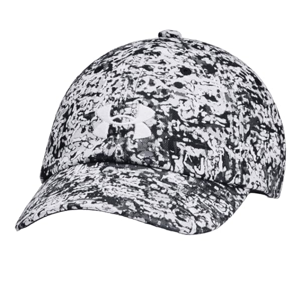 Under Armour Girls' UA Wordmark Hat, Black/Gray, One Size