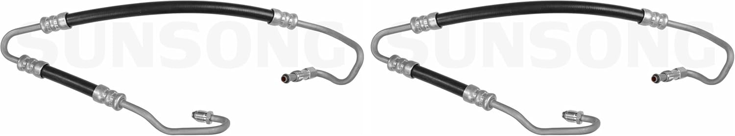 Sunsong 3401067 Power Steering Pressure Line Hose Assembly (Pack of 2)