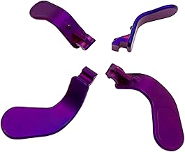 Elite Controller Paddles,Metal Stainless Steel Replacement Parts for Xbox One Elite Controller Series 2 Model 1797, 4 pcs Interchangeable for Xbox Elite Controller Series 2 Core - 4 PCS (Purple)