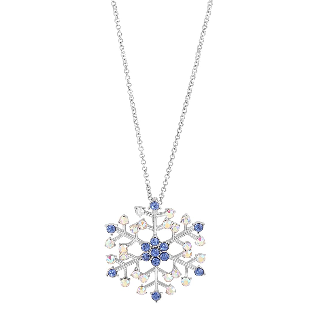 Pendant for Women and Girls Pendant for Women | Snow Designed Crystal Pendent Chain| Birthday Gift for girls and women Anniversary Gift for Wife-image-42